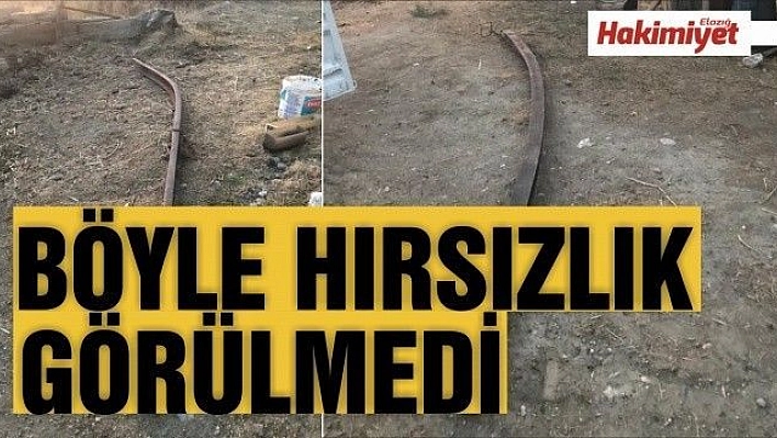 Tren raylarını çalan şüpheli yakalandı