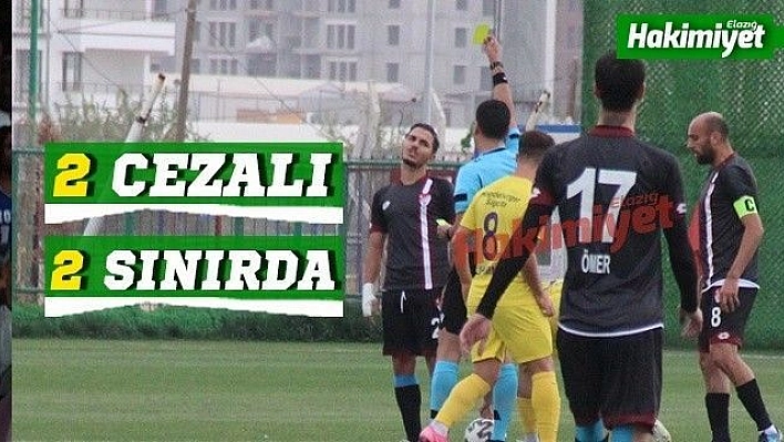 TY Elazığspor'da 2 cezalı, 2 sınırda!