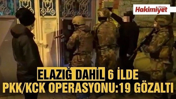 Van merkezli PKK/KCK operasyonu: 19 gözaltı