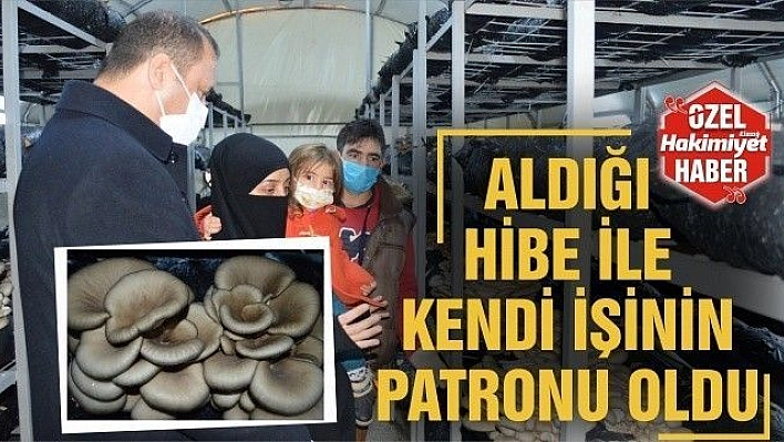 Aldığı hibe ile kendi işinin patronu oldu