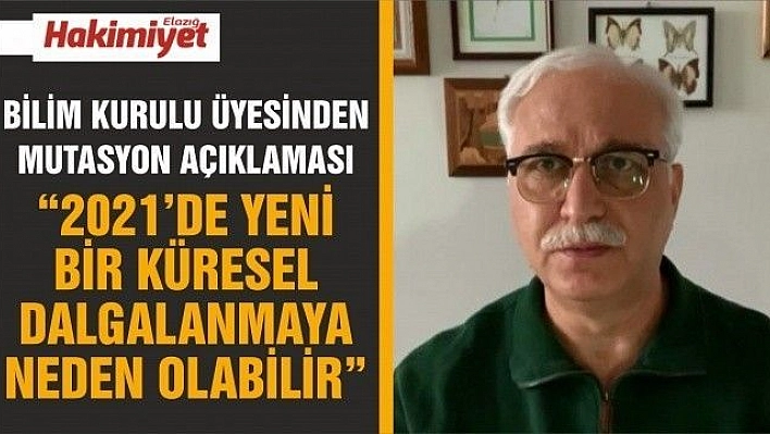 Bilim Kurulu Üyesi Özlü: '2021'de yeni bir küresel dalgalanmaya neden olabilir'