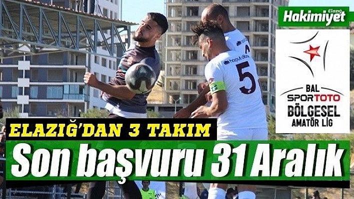 Bölgesel Amatör Lig başlayacak gibi!