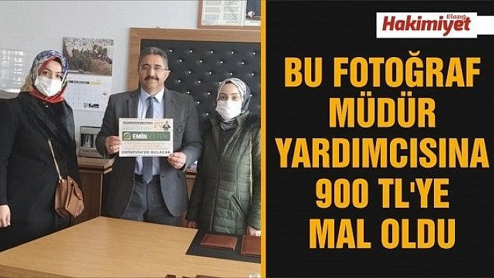 Bu fotoğraf müdür yardımcısına 900 TL'ye mal oldu