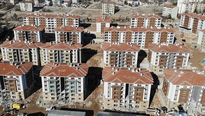 Elazığ'da binlerce modern deprem konutu hızla yükseliyor