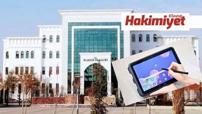 Elazığ Valiliği'nden ücretsiz tablet açıklaması