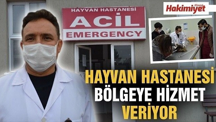 Hayvan hastanesi bölgeye hizmet veriyor