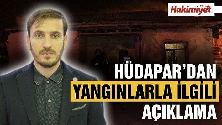 HÜDAPAR'dan yangınlarla ilgili açıklama