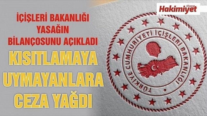 İçişleri Bakanlığı: '37 bin 614 kişiye 1593 sayılı Umumi Hıfzıssıhha Kanunu ve TCK'nın ilgili maddeleri kapsamında adli ya da idari işlem yapıldı'