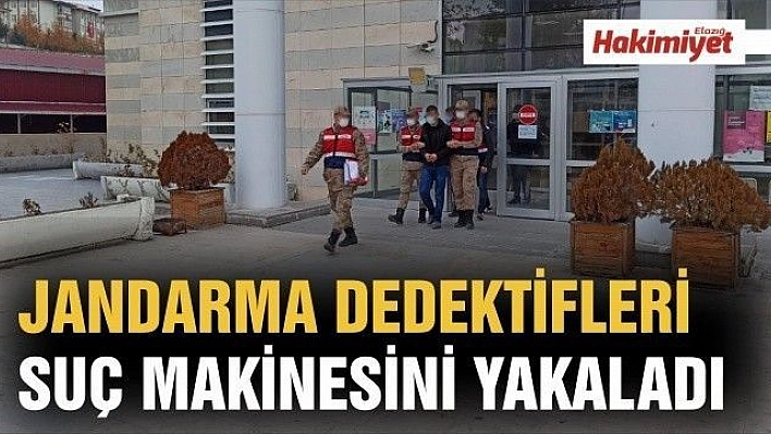 Jandarma Dedektifleri  (JASAT) suç makinesini yakaladı