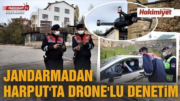 Jandarmadan Harput'ta drone'lu denetim