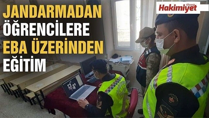 Jandarmadan öğrencilere EBA üzerinden eğitim