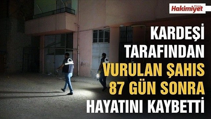 Kardeşi vurmuştu, 87 gün sonra hayatını kaybetti