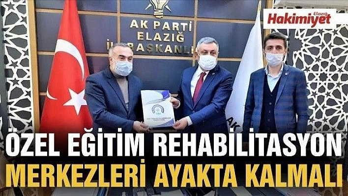 ÖZEL EĞİTİM REHABİLİTASYON MERKEZLERİ AYAKTA KALMALI 