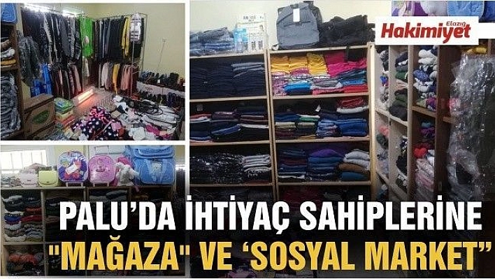 Palu'da ihtiyaç sahiplerine 'Mağaza' ve 'Sosyal Market'