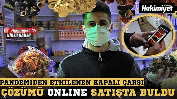 Pandemiden etkilenen Kapalı Çarşı esnafı, çözümü online satışta buldu