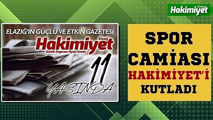 Spor camiasından kutlama mesajları