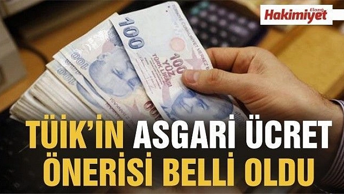 TÜİK, 2021 yılı asgari ücret önerisini komisyona sundu