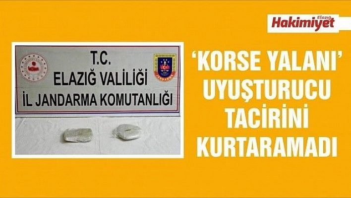 Uyuşturucu tacirinin 'Bel ağrısı için korse takıyorum' yalanı kurtarmadı