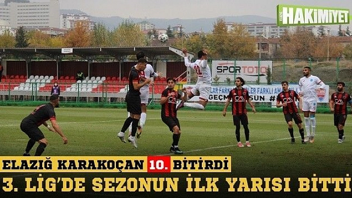 3. Lig'de sezonun ilk yarısı bitti