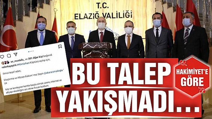 BU TALEP YAKIŞMADI…