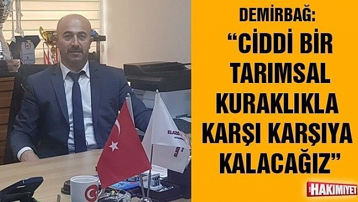 Demirbağ: 'Alternatif sulama sistemleri geliştirilmeli'