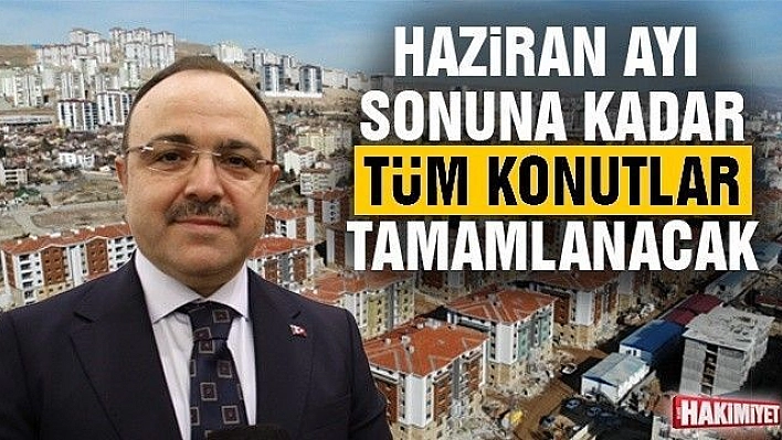 Elazığ'da deprem sonrası yapılan konutlar 100 bin kişiye sıcak yuva olacak