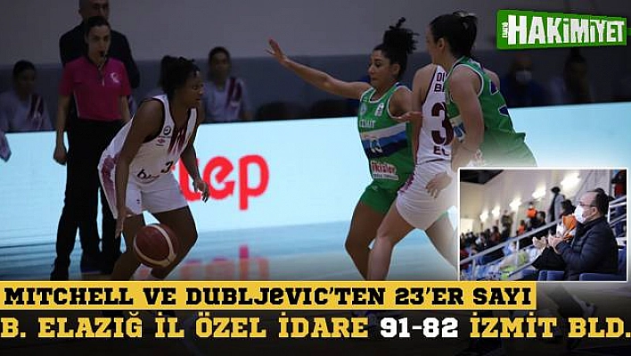 Elazığ İl Özel İdare: 91 – İzmit Belediyespor. 82