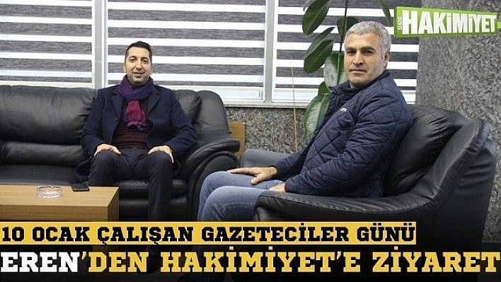 Eren'den gazetemize ziyaret