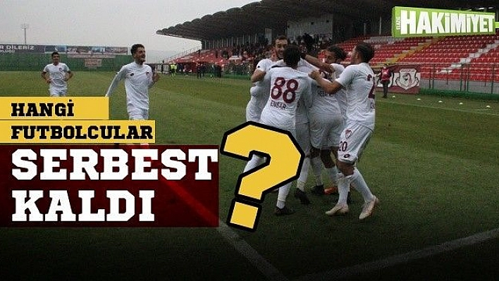 Hangi futbolcular serbest kaldı?