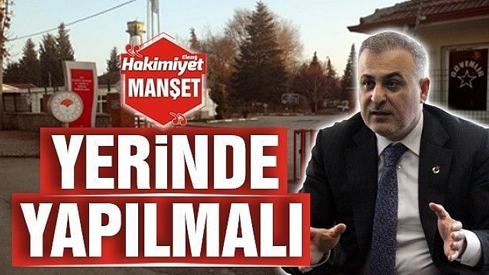 Milletvekili Bulut: 'Tarım İl Müdürlüğü mevcut yerinde  yapılmalı'