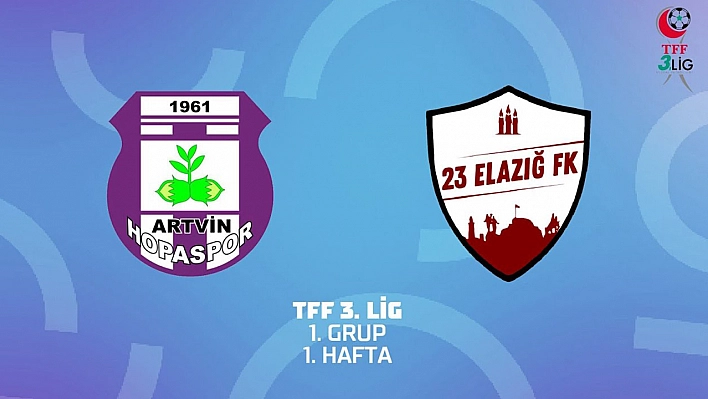 23 Elazığ FK: 0 - Artvin Hopaspor: 0