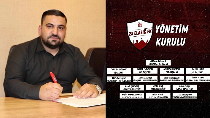 23 Elazığ FK'da görev dağılımı yapıldı