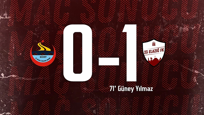 23 Elazığ FK, sınırları zorluyor!