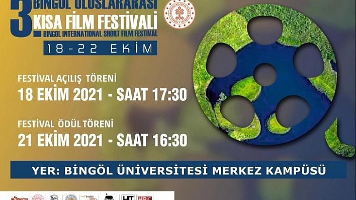 3. Bingöl Uluslararası Kısa Film Festivaline 5 ülkeden 245 film katılacak