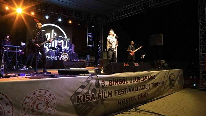 3. Bingöl Uluslararası Kısa Film Festivali konserle başladı