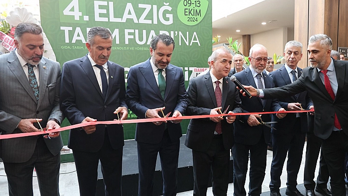 4. Elazığ Tarım Fuarı Açıldı