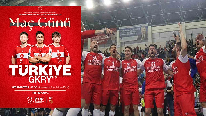 A Milli Erkek Hentbol Takımı Elazığ'da sahne alıyor