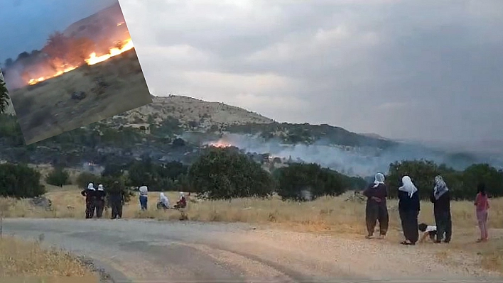 Ağın'da Şimşek Çakması Sonucu İki Köyde Yangın Çıktı