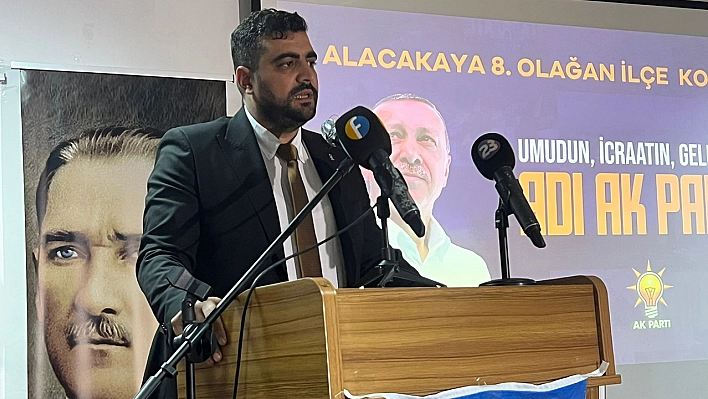 Ak Parti Alacakaya  ilçe başkanlığına Ümit Özdemir seçildi