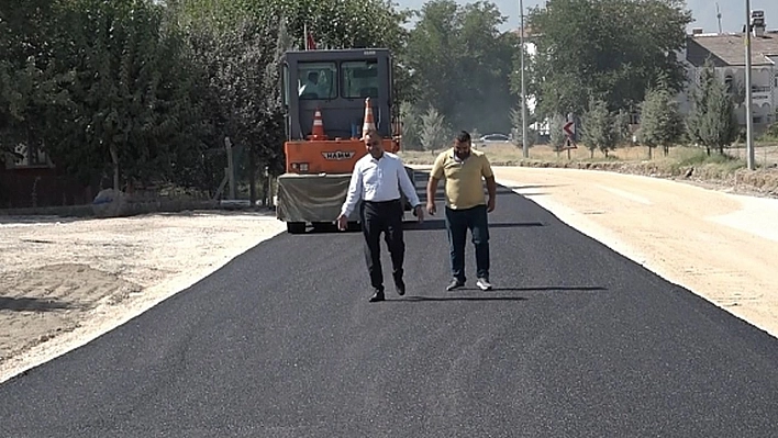 Akçakiraz'da Başlatılan BSK Asfalt Çalışmasında Sona Gelindi