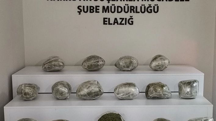 Alex kokladı, tırın dorsesinden 17 kilo 650 gram uyuşturucu çıktı