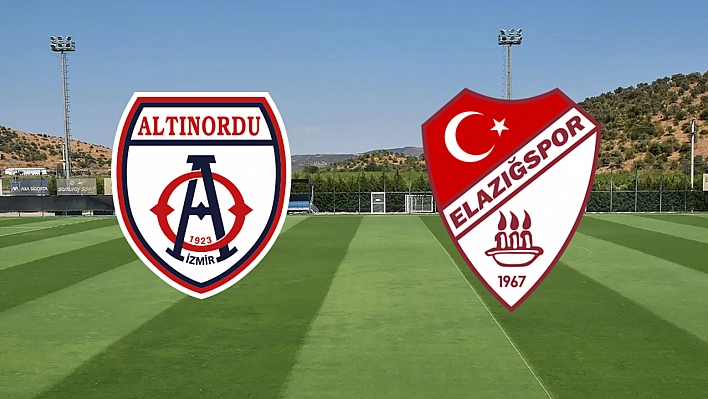 Altınordu FK – Elazığspor maçı canlı anlatım