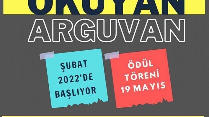 Arguvan'da kitap okuma seferberliği