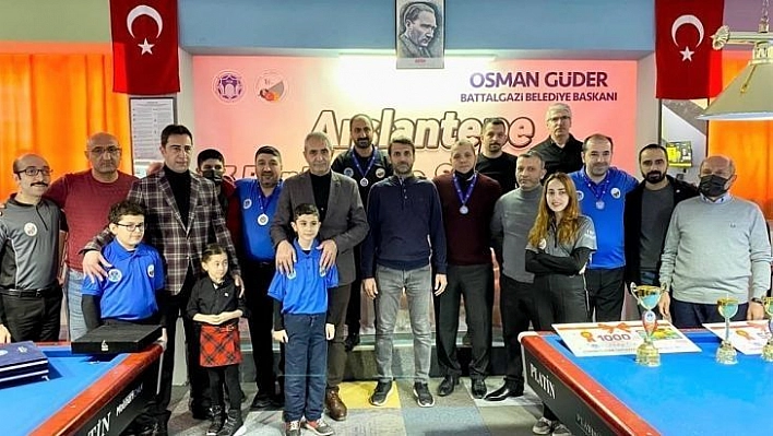 Arslantepe Bilardo Şampiyonası sona erdi