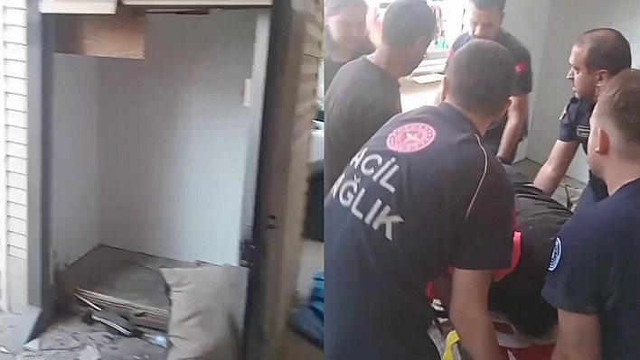 Asansörde korkulu anlar: 1 yaralı