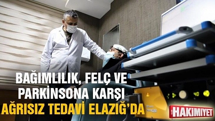 Bağımlılık, felç ve parkinsona karşı ağrısız tedavi