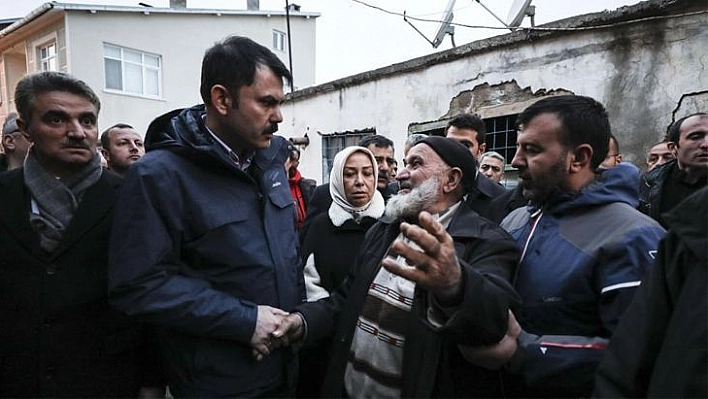 Bakan Kurum'dan videolu 'Elazığ depremi' mesajı