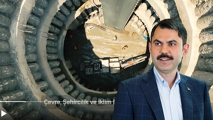 Bakan Kurum duyurdu: Türkiye'nin en büyük atık su tüneli projesi tamamlanıyor
