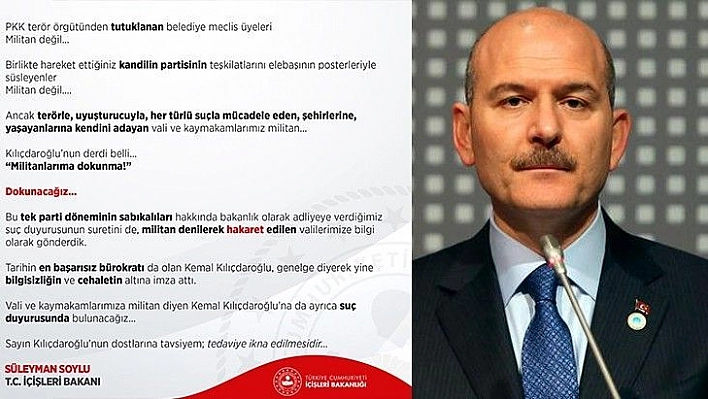 Bakan Soylu'dan çok sert açıklama: 'Dokunacağız'