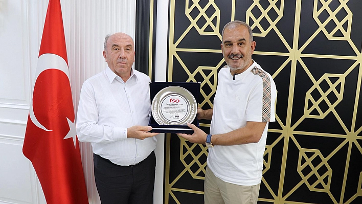 Başkan Alan'dan iş insanı Mehmet Çetin'e teşekkür ziyareti